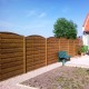 Clôtures béton imitation bois double face