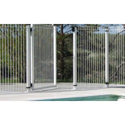 PORTILLON 1,00 m x 1,30 m SUR PLATINE POUR CLOTURES PISCINE