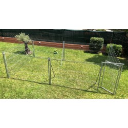 Chenil enclos modèle PILOU, standard + accessoires, de 25 m², livraison comprise