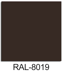 Brun RAL 8019 Sablé