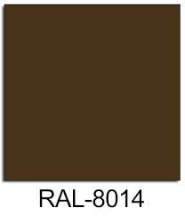 Marron RAL 8014 Sablé